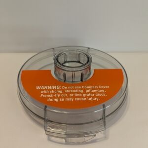 Cuisinart Pro Classic Food Processor DLC-116GTX Flat Clear Lid & Cover Cap